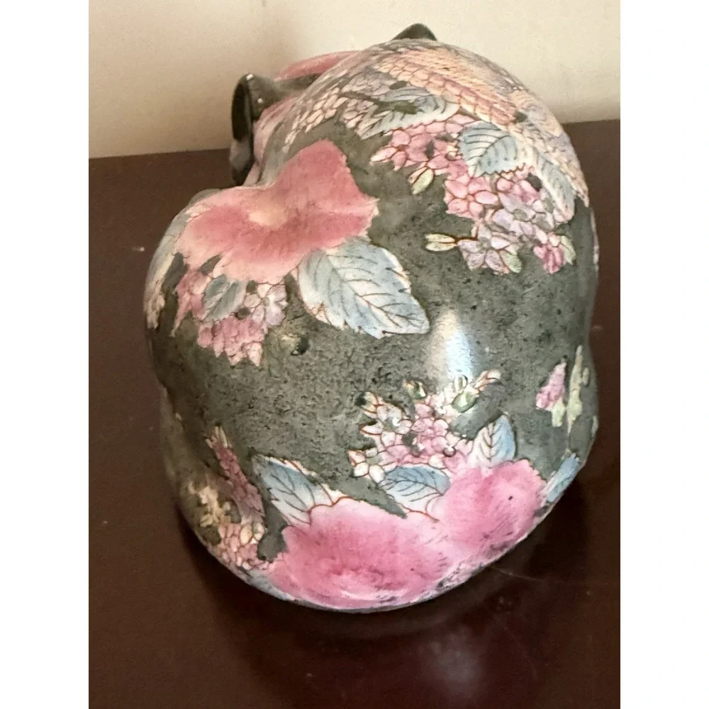 Vintage Asian Sleeping Cat 9.5
